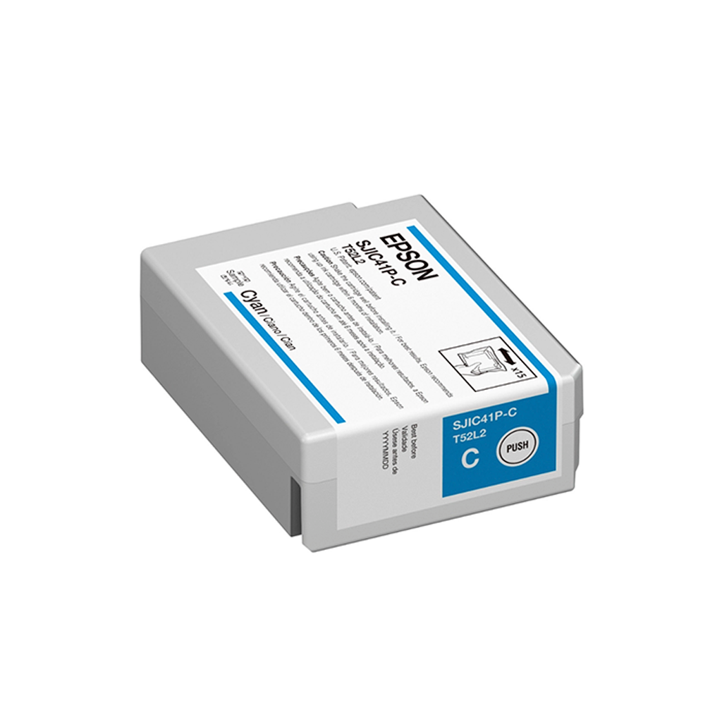 Epson SJIC41P-C - cyan - original - ink cartridge